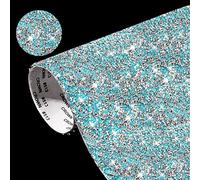 IRIVER BLANK Autocollants en strass pour décoration d'intérieur - Feuille d'autocollants en cristal pour voiture, cadeau, mariage, anniversaire de mariage et fête d'anniversaire (bleu lac, argent,