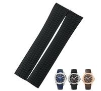 IRJFP Bracelet de montre en caoutchouc avec épingle en métal de 21 mm pour bracelets PATEK 5167A 5167R Aquanaut, Philippe PP marron étanche, 21mm, Agate