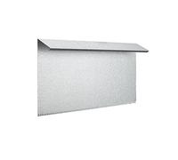 IRKA 1025-001 Clôture à escargots Type 2, 25 x 0,05 cm Alu-Zinc, Bordure de jardin, Interchangeable, Longueur 0,5 m