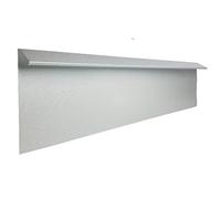 IRKA 1025-002 Clôture à escargots Type 2, 25 x 0,05 cm Alu-Zinc, Bordure de jardin, Interchangeable, Longueur 1 m