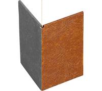 IRKA 1032-001 Connecteur d'angle pour Bordure, 1mm, Acier Corten, pour Bordure carrée, Hauteur 15 cm