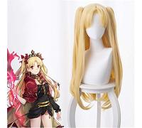 Irkalla Ereshkigal perruque destin Grand ordre Cosplay perruque lumière blonde longs cheveux bouclés Anime jeu de rôle fête Costume perruques pour les femmes