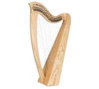 Irlandais Celtique Harpe 22 Cordes Nylon Bois de Frêne Set Housse & Clés Accord
