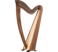 Irlandais Celtique Harpe 29 Cordes Nylon Bois de Noyer Set Housse & Clés Accord