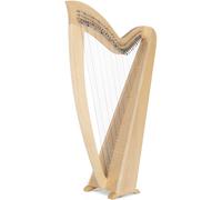 Irlandais Celtique Harpe 36 Cordes Nylon Bois de Frêne Set Housse & Clés Accord