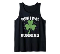 Irlandais, Je courais Lucky St Patricks Day Shamrock Clover Débardeur