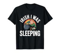 Irlandais Je dormais St Patricks Day Fun Leprechaun Rainbow T-Shirt