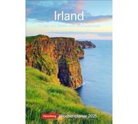 Irlande Agenda hebdomadaire 2025-53 feuilles avec citations et chronique hebdomadaire : calendrier mural paysager à inscrire avec 53 superbes photos du mur 2025 (planificateur hebdomadaire