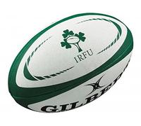 Irlande - Ballon de Rugby - Réplique Blanc/Vert - taille 4