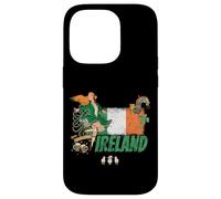 Irlande Design Vintage Drapeau St Patricks Day Souvenir Coque pour iPhone 14 Pro