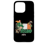 Irlande Design Vintage Drapeau St Patricks Day Souvenir Coque pour iPhone 15 Pro Max