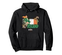 Irlande Design Vintage Drapeau St Patricks Day Souvenir Sweat à Capuche