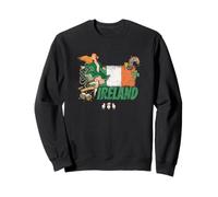 Irlande Design Vintage Drapeau St Patricks Day Souvenir Sweatshirt