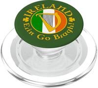Irlande Erin Go Bragh! Harpe Irlandaise PopSockets PopGrip pour MagSafe