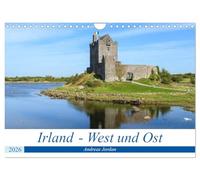 Irlande - Ouest et Est, Version française (Calendrier mural 2026 DIN A4 portrait), Calendrier CALVENDO mensuel