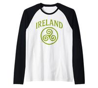 Irlande Triskel The Smiing Irish Eyes Celtic Triple Spirale Manche Raglan