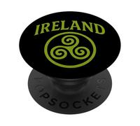 Irlande Triskel The Smiing Irish Eyes Celtic Triple Spirale PopSockets PopGrip Adhésif