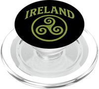 Irlande Triskel The Smiing Irish Eyes Celtic Triple Spirale PopSockets PopGrip pour MagSafe