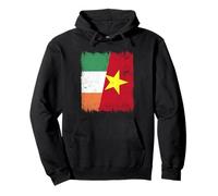 Irlande Vietnam Demi Drapeau Irlandais Histoire vietnamienne Sweat à Capuche