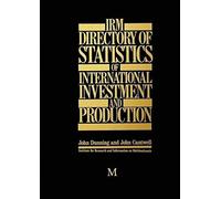 Irm Directory Of Statistics Of International Investment And Production