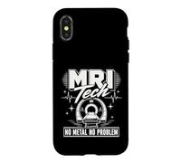 IRM Tech - sans métal - Imagerie par résonance Professionnelle Coque pour iPhone X/XS