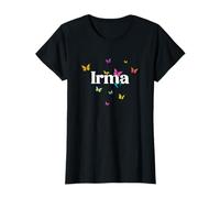 IRMA - Joli prénom de fille avec des papillons colorés T-Shirt