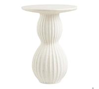 Irma table basse table d’appoint Ø40 cm blanche.