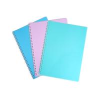 Irmanas A4 Cahier, Lot de 3 Petits Carnets, Mini Cahiers Lignés, Fournitures Scolaires Universitaires, Carnet de Travail à Spirale de Poche, Cadeau Exquis pour Jeunes Filles et Garçons