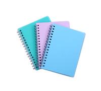 Irmanas A6 Cahier, Lot de 3 Petits Carnets, Mini Cahiers Lignés, Fournitures Scolaires Universitaires, Carnet de Travail à Spirale de Poche, Cadeau Exquis pour Jeunes Filles et Garçons
