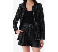 IRO Paris Leonard Jacket Black/white Taille: 32 | Vestes Outlet | Femme | Le Noir