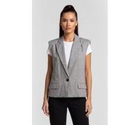 IRO Paris Zohar Jacket Black/white Taille: 42 | Vestes sans manches Outlet | Femme | Le Noir