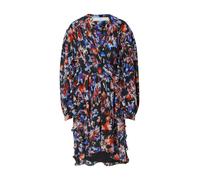 IRO Robe d’été bleu / violet foncé / orange foncé / noir, Taille 40
