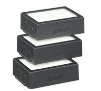 iRobot Filtres pour aspirateur Roomba 4624876 – Lot de 3 pour séries i et e, Noir et Blanc