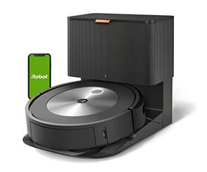 iRobot Aspirateur Robot connecté Roomba® j7+ avec système d'autovidage - 2 extracteurs en Caoutchouc multisurfaces - Idéal pour Les Animaux - Cartographie, mémorise et s'adapte à Votre Domicile