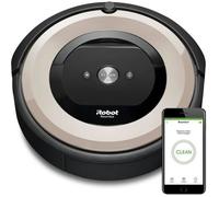 irobot Roomba e5 Aspirateur robotisé, 0,6 L (sans Sac, Environ, Tapis, Sol Dur, Stratifié), Charbon de Bois