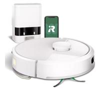 iRobot Roomba 105 Combo+AutoEmpty Dock - Robot Aspirateur Laveur 2en1 - Aspiration de 7KPa - Navigation LiDAR - Détection des Tapis - Zones de Nettoyage et d'Évitement - 4 Niveaux d'Aspiration - Noir
