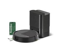 iRobot Roomba 115 Combo+Base AutoEmpty - Robot Aspirateur Laveur 2en1 - Puissance d'Aspiration 15KPa - Brosse latérale étendue - Lingette de Lavage déportée - Navigation LiDAR - Noir