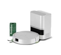 iRobot Roomba 115 Combo+Base AutoEmpty - Robot Aspirateur Laveur 2en1 - Puissance d'Aspiration 15KPa - Brosse latérale étendue - Lingette de Lavage déportée - Navigation LiDAR - Blanc