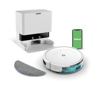 iRobot Roomba Combo 2 Essential - Robot aspirateur et Laveur 2-en-1 avec système d'autovidage, Recharge et Reprise du Travail, Navigation en Lignes Droites