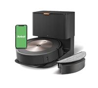 iRobot Roomba Combo j5+ (j5576) - Robot Aspirateur Laveur 2en1 connecté - Autovidage - Brosses Caoutchouc - Fonction Lavage - Cartographie, mémorise, s’adapte - Détecte & Evite Les Objets
