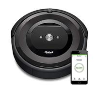 irobot Roomba e5 Aspirateur robotisé, 0,6 L (sans Sac, Environ, Tapis, Sol Dur, Stratifié), Charbon de Bois