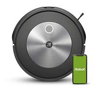 iRobot Roomba j7 (7150) Robot aspirateur connecté Wi-Fi - Identifie et évite les obstacles tels que les déchets et les cordons d'animaux de compagnie, cartographie intelligente, fonctionne avec Alexa,
