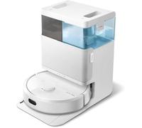 iRobot Roomba Plus 405 Combo Robot + AutoWash - Base Multifonction - Lavage et séchage des lingettes - LiDAR Clearview - 75 Jours d'autovidage - Double Lavage avec SmartScrub - Blanc