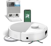 iRobot Roomba Plus 505 Combo + AutoWash - Base Multifonction - Lavage et séchage a l'air Chaud des lingettes - PrecisionVision IA