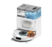 iRobot Roomba Plus 505 Combo Robot + AutoWash - Base Multifonction - Lavage et séchage à l'air Chaud des lingettes - PrecisionVision IA - LiDAR Clearview Pro - 75 Jours d'autovidage - Blanc