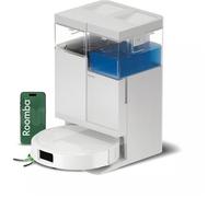 iRobot Roomba Plus 515 Combo Robot+AutoWash- 22KPa -Base Multifonction - Lavage à 75°C - séchage des lingettes à 45°C - LiDAR Clearview - 75 Jours d'autovidage - Blanc