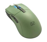 iRocks IRM31R Souris de jeu légère sans fil avec rétroéclairage RVB, connexion trimode, commutateurs de souris Kailh GM8.0, capteur optique PixArt PAW3395, résolution jusqu'à 26 000 DPI - Vert olive