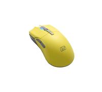 iRocks IRM31R Souris de jeu légère sans fil avec rétroéclairage RVB, connexion trimode, commutateurs de souris Kailh GM8.0, capteur optique PixArt PAW3395, résolution jusqu'à 26 000 DPI - Jaune citron