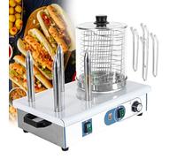 IROEJT Cuiseur à Hot-Dogs et saucisses | Cuiseur Vapeur électrique Professionnel pour Hot-Dogs | Grills électriques de Contact | Cuiseurs Vapeur Professionnels pour re
