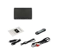 IROEJT Lecteur DVD Portable 10 Pouces avec écran intégré pour Voiture, Moniteur d'appui-tête, HDMI, multimédia Universel, Lecteur MP5 et Jeux, Installation Facile pour Les voyag
